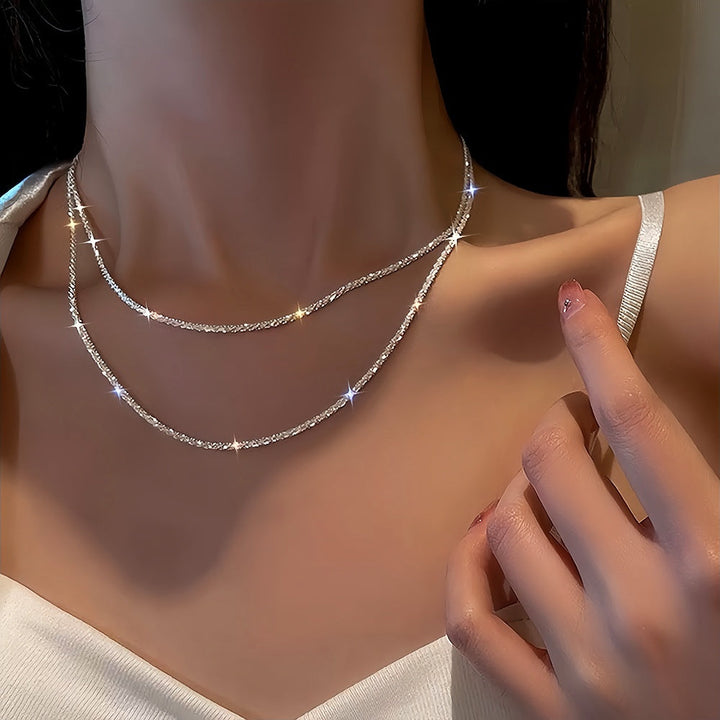 Violet | Collar de Estrella de Acero Inoxidable con Estilo Minimalista y Brillante