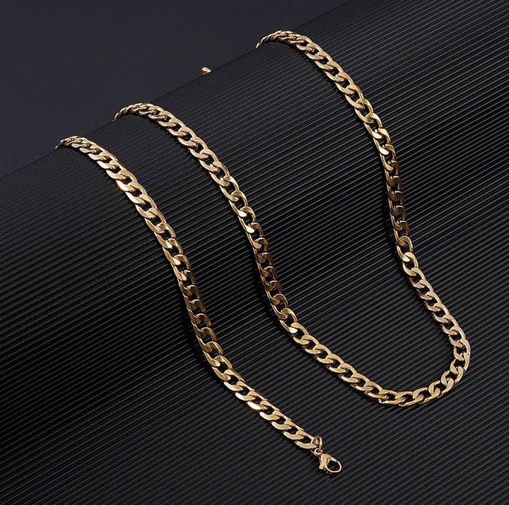 Reid | Set de Collar y Pulsera de Cadena para Hombre con Estilo Audaz
