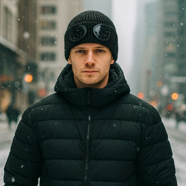 Averon | Gorro Tejido con Gafas Integradas