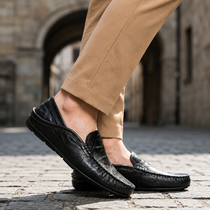 Colter | Mocasines de Cuero con Diseño Clásico y Comodidad Elegante
