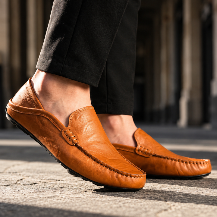 Colter | Mocasines de Cuero con Diseño Clásico y Comodidad Elegante