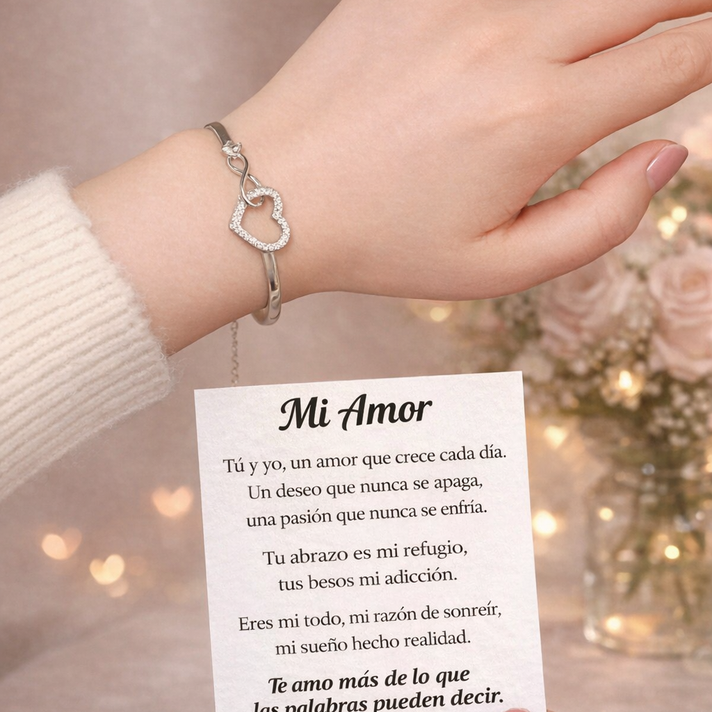 Evelessa | Pulseras a juego para mamá e hija con infinito