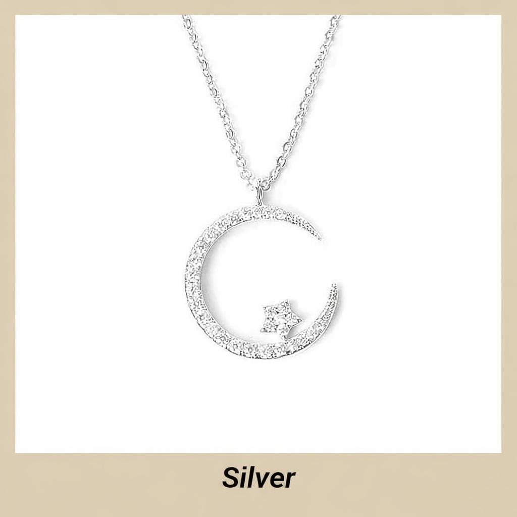 Seluné | Collar Luna y Estrellas Luminosas