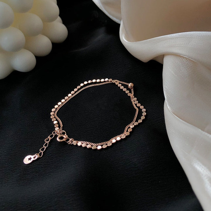 Siennae | Pulsera Doble en Capas con Diseño Elegante y Ajuste Delicado