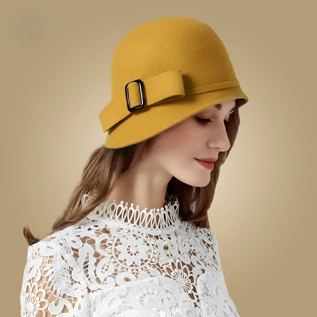Aubrielle | Sombrero Cloche de Estilo Vintage