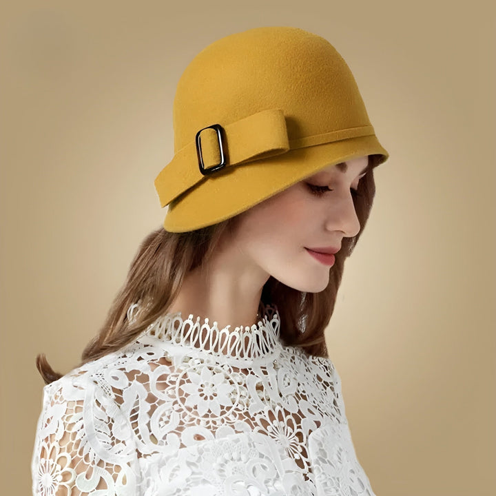 Aubrielle | Sombrero Cloche de Estilo Vintage