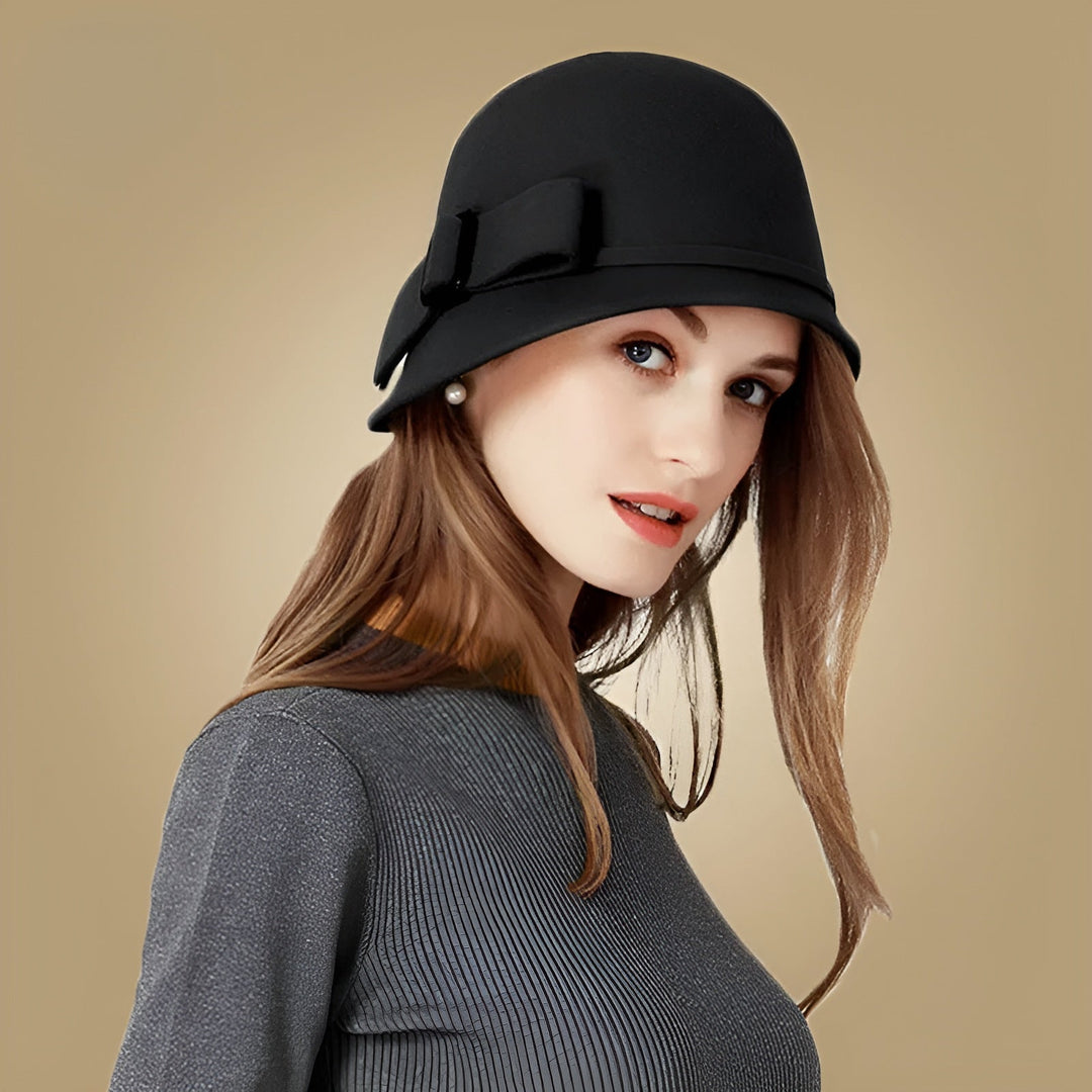 Aubrielle | Sombrero Cloche de Estilo Vintage