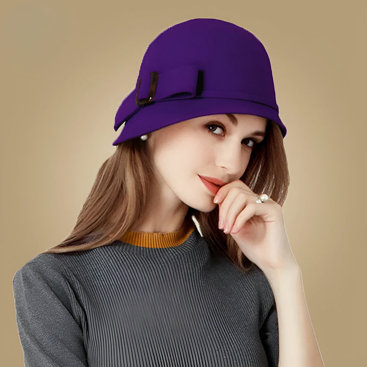 Aubrielle | Sombrero Cloche de Estilo Vintage