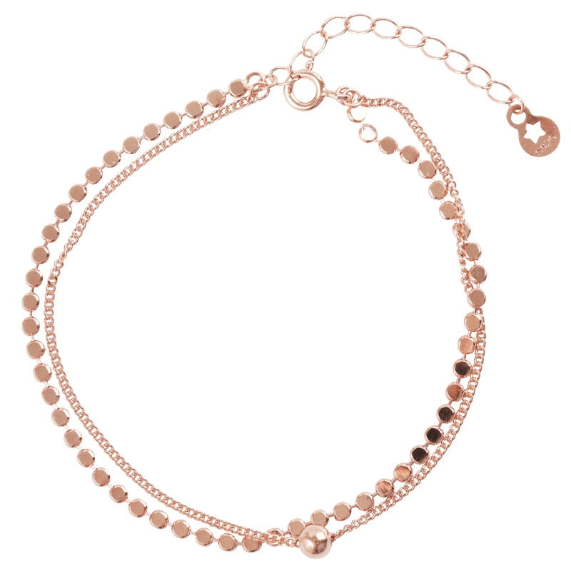 Siennae | Pulsera Doble en Capas con Diseño Elegante y Ajuste Delicado