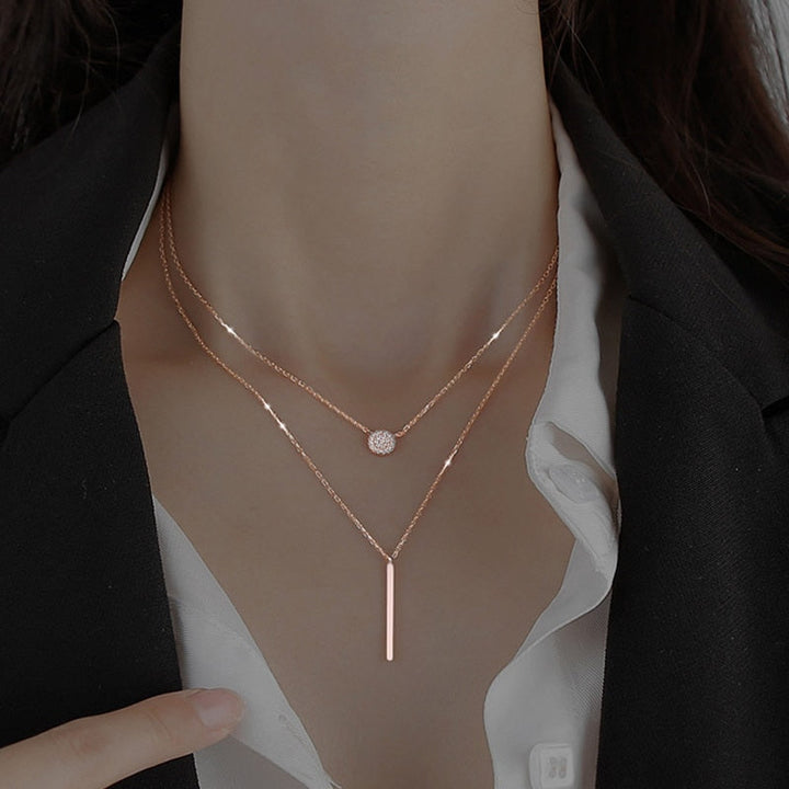 Oona | Collar Doble en Capas con Diseño Elegante y Moderno