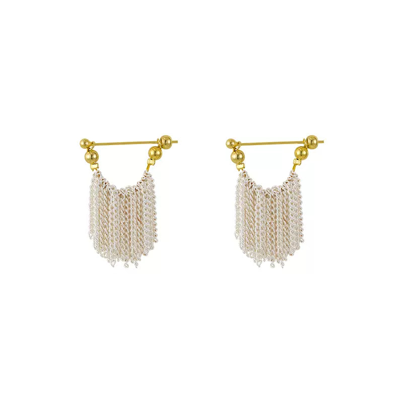 Ursa | Pendientes, collar, pulsera con flecos en forma de cascada