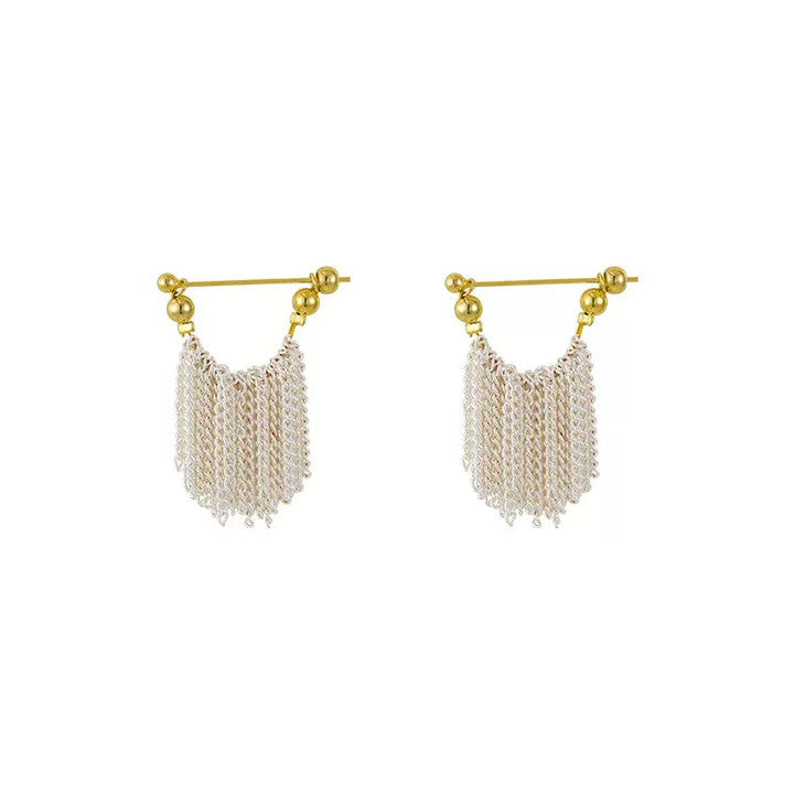 Ursa | Pendientes, collar, pulsera con flecos en forma de cascada