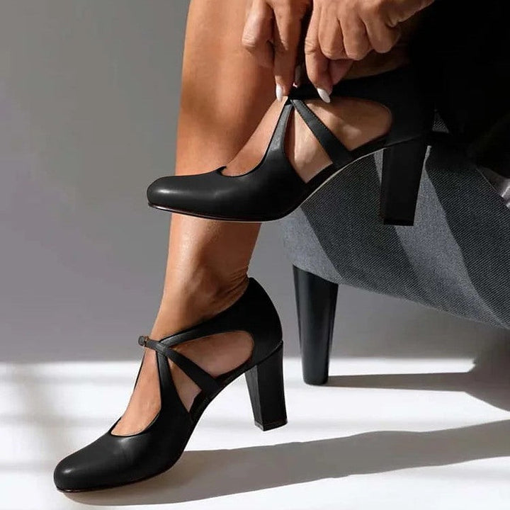 Fia | Tacones de Cuero Elegantes