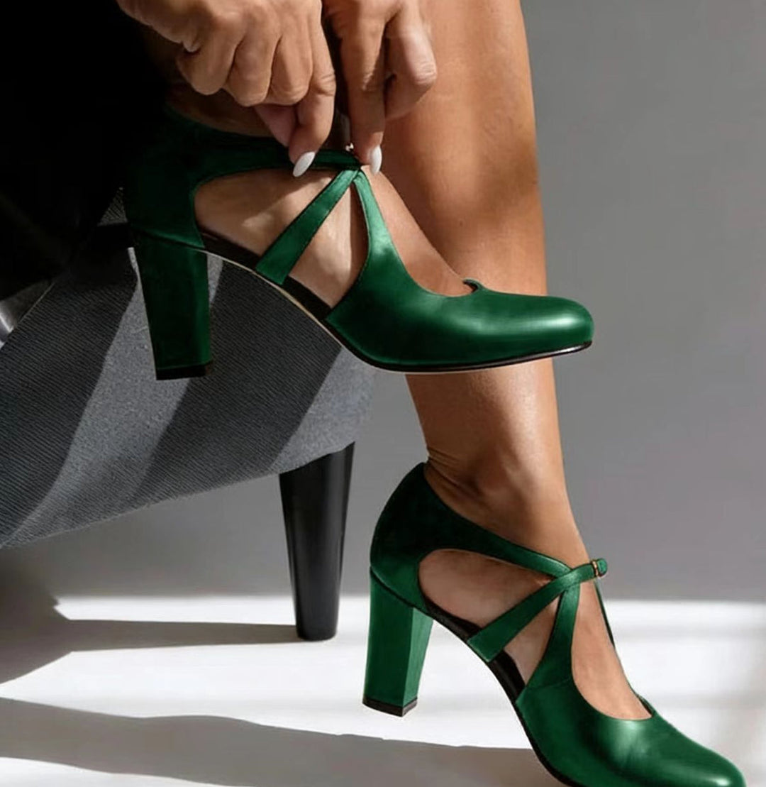 Fia | Tacones de Cuero Elegantes