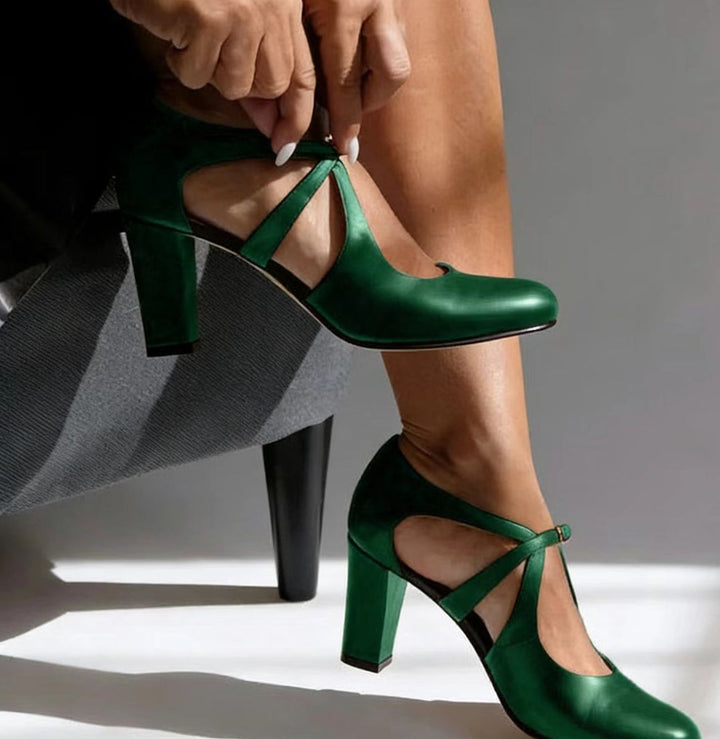 Fia | Tacones de Cuero Elegantes