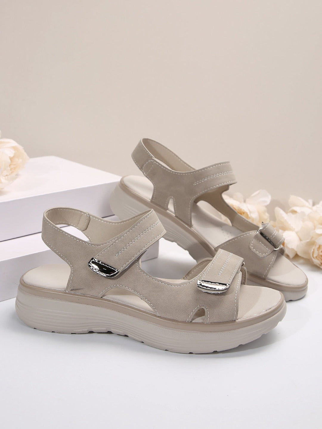 Cassandra | Sandalias Cómodas con Velcro Ajustable