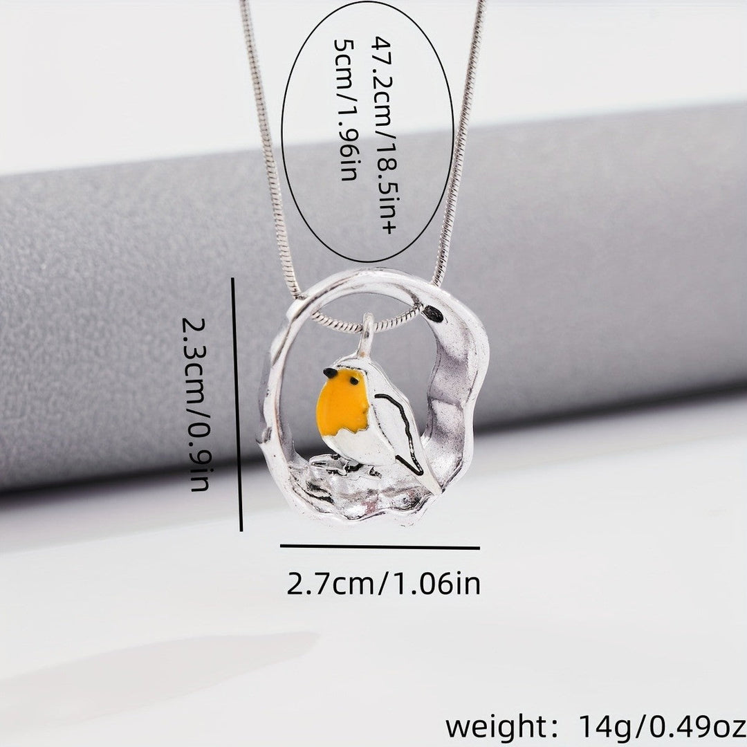 Hollis | Collar con un petirrojo