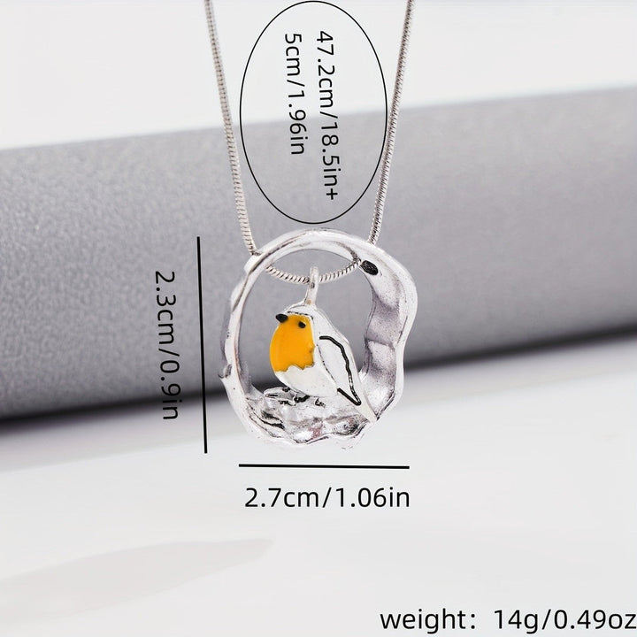 Hollis | Collar con un petirrojo