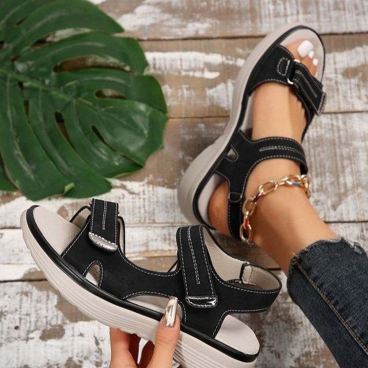 Cassandra | Sandalias Cómodas con Velcro Ajustable