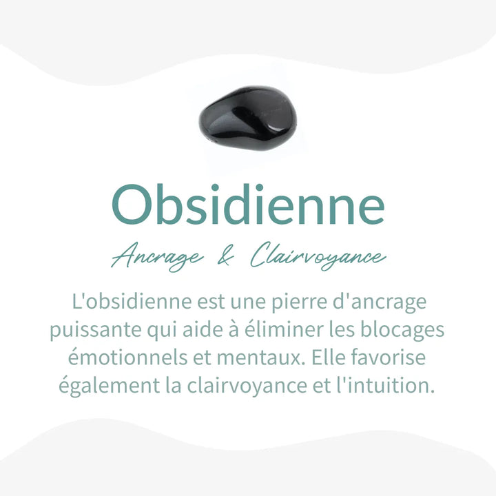 Caryra | Pulsera "3 Protecciones" en Ojo de Tigre, Hematites y Obsidiana Negra