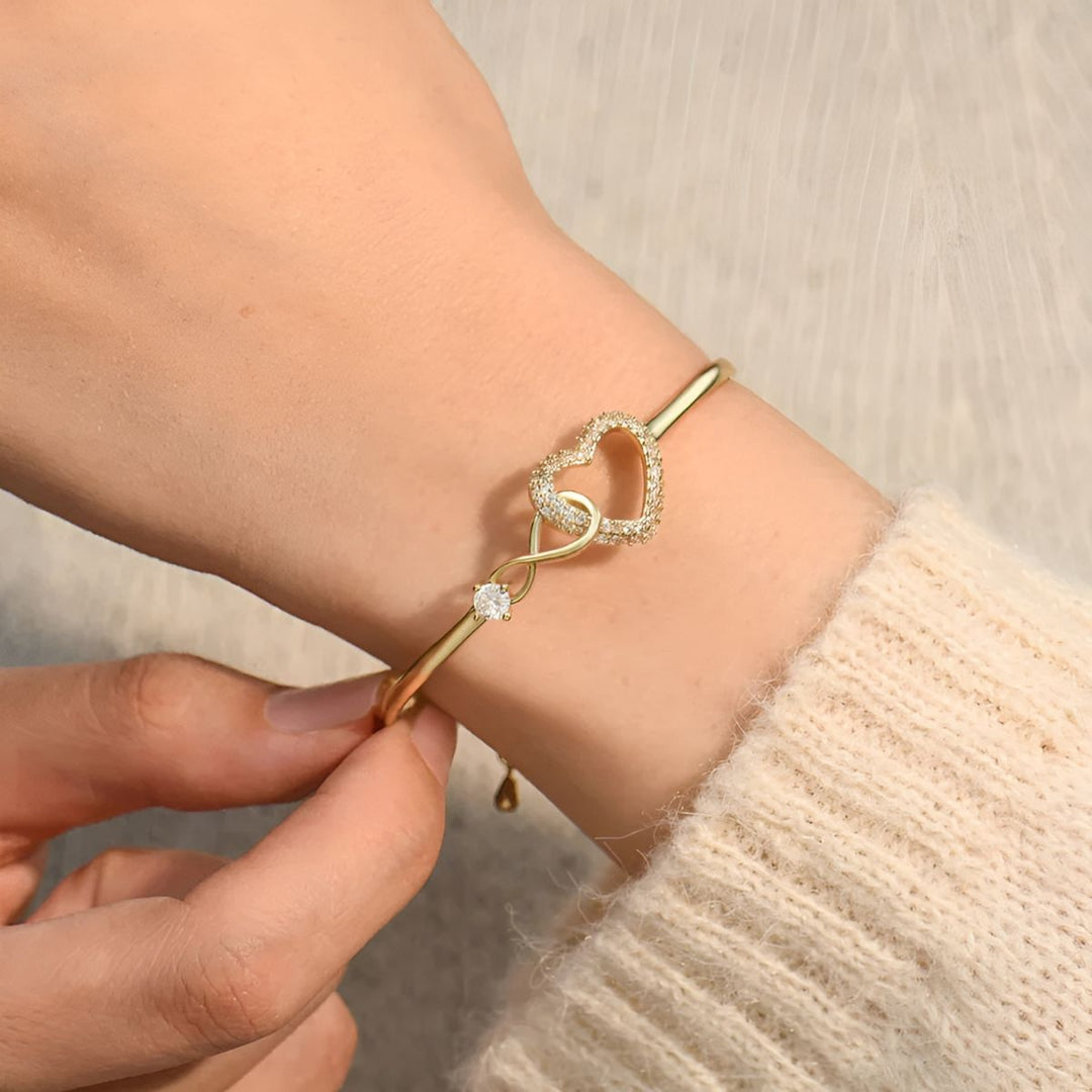 Evelessa | Pulseras a juego para mamá e hija con infinito