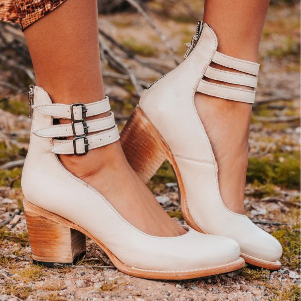 Vilorine | Sandalias de tacón moderno con ajuste confortable