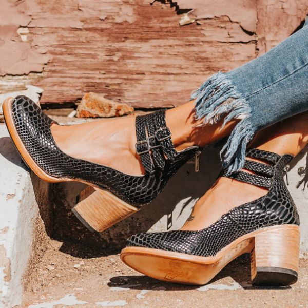 Vilorine | Sandalias de tacón moderno con ajuste confortable