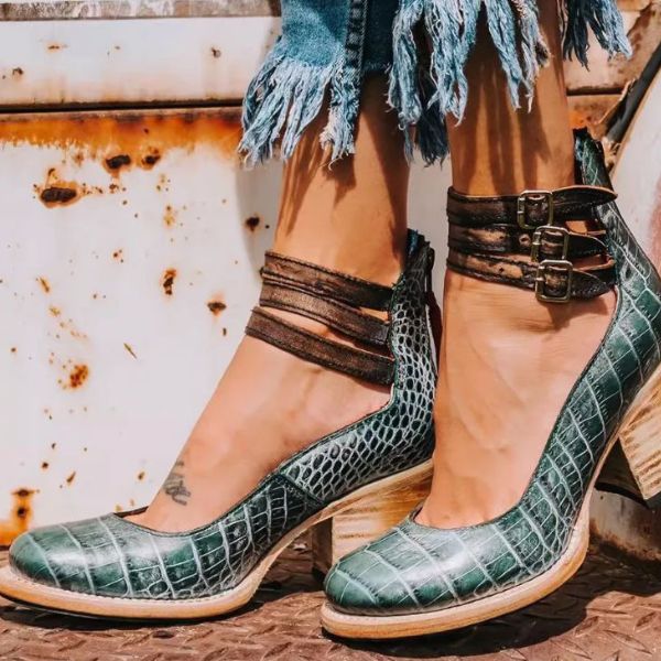 Vilorine | Sandalias de tacón moderno con ajuste confortable