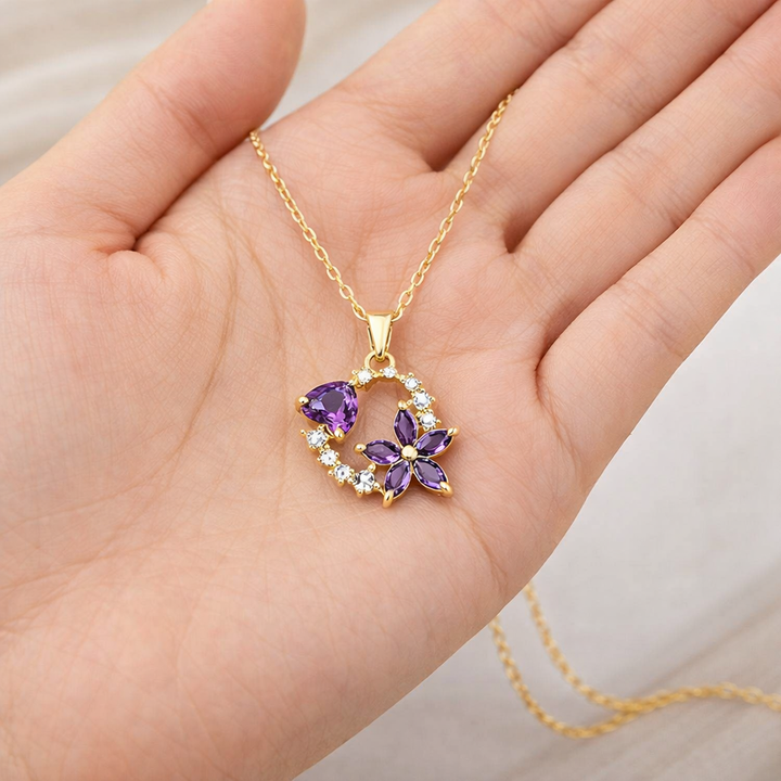 Halia | Collar Corazón en Flor
