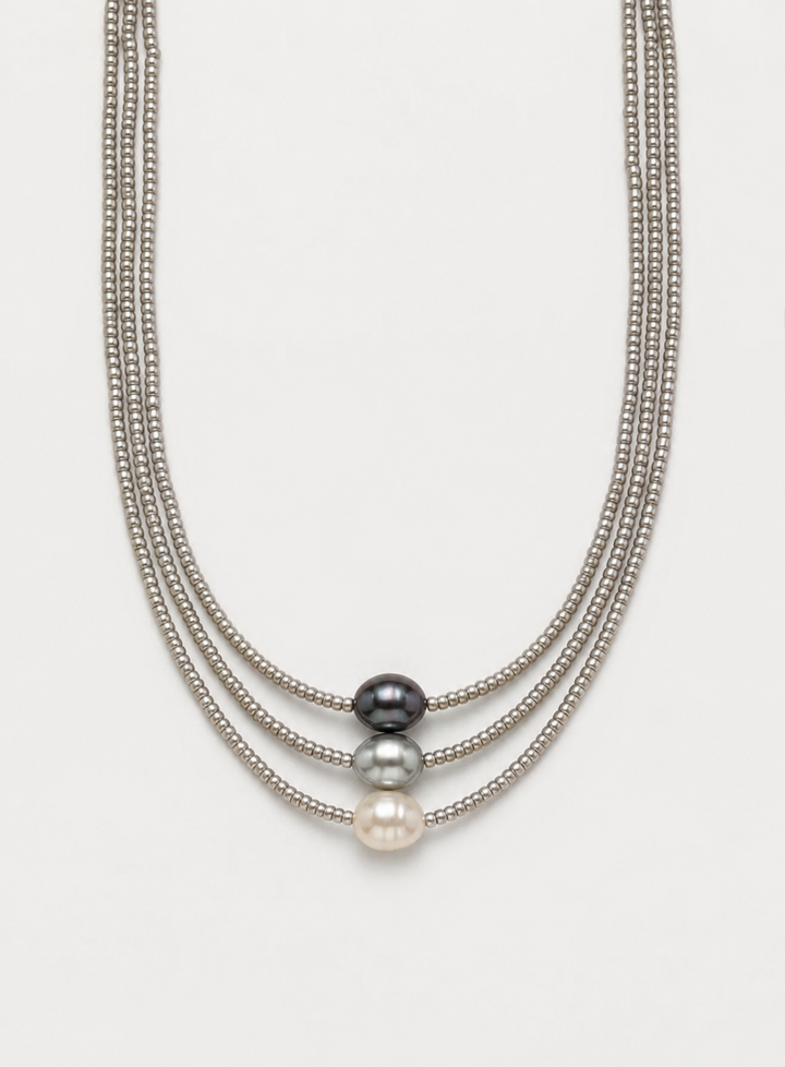 Quinira | Conjunto de Collares de Armonía Perla