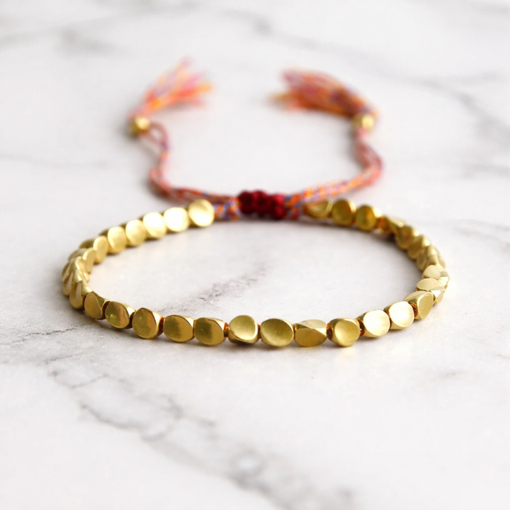 Selira | Pulsera de Perlas de Cobre Tibetano con Energía Natural