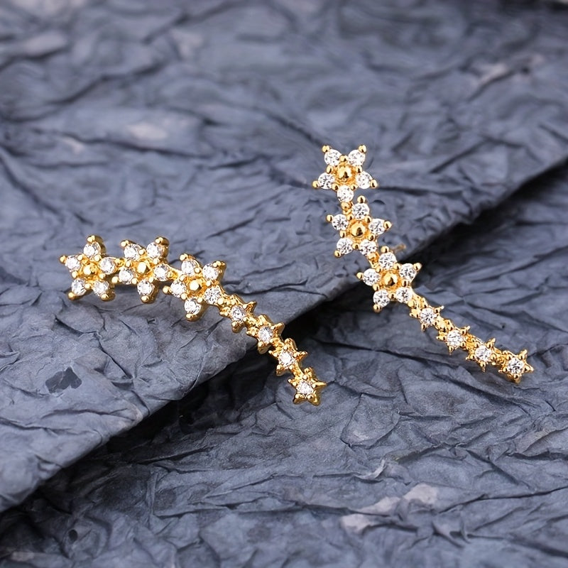 Soreya | Aretes Florales Elegantes con Estilo Atemporal