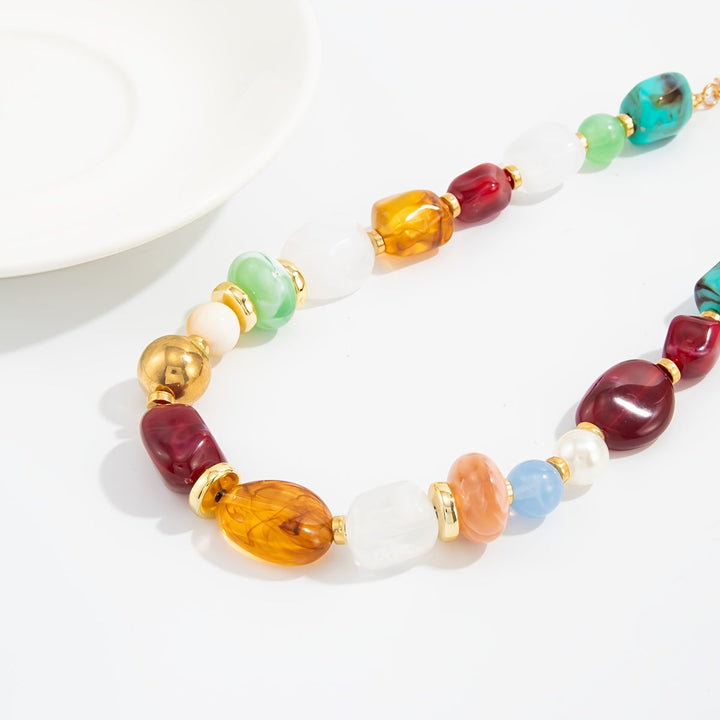 Ixothyn| Collar Bohemio de Cuentas con Diseño Vintage y Estilo Artesanal