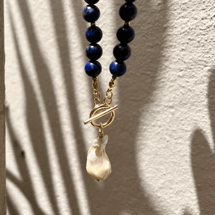 Havento | Collar Barroco Bohemio con Perlas y Detalles en Tonos Joya