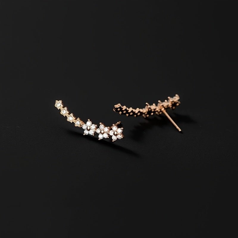 Soreya | Aretes Florales Elegantes con Estilo Atemporal