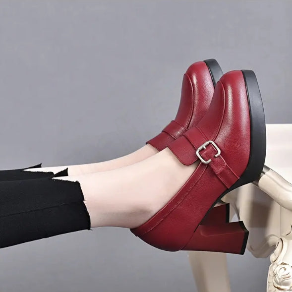 Odette | Zapatos de cuero versátiles con tacones