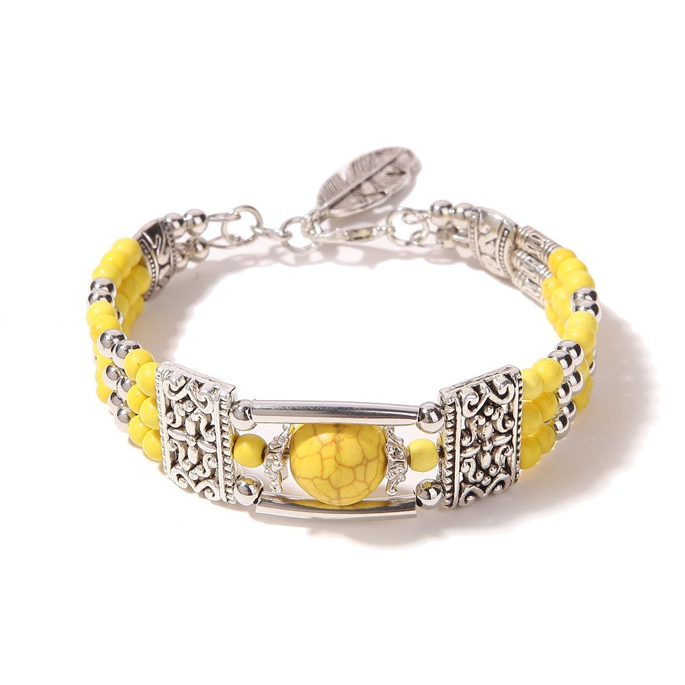 Jessae | Pulsera de Piedras Naturales con Estilo Artesanal y Energía Natural