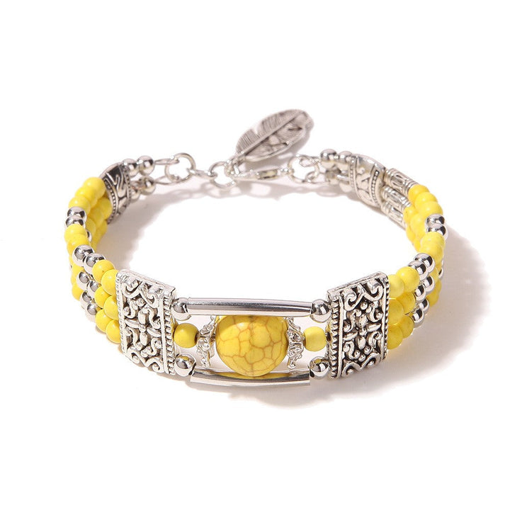 Jessae | Pulsera de Piedras Naturales con Estilo Artesanal y Energía Natural