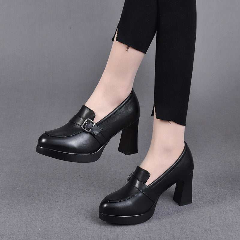 Odette | Zapatos de cuero versátiles con tacones