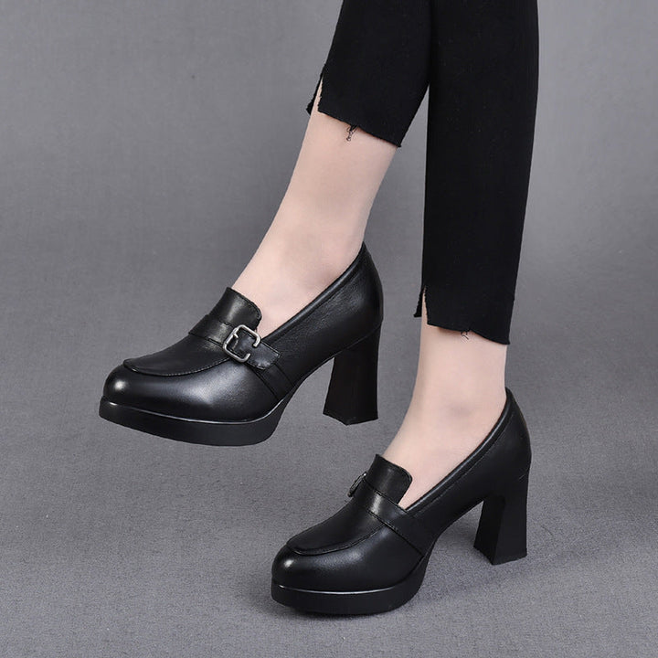 Odette | Zapatos de cuero versátiles con tacones