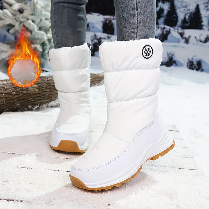 Maristella | Botas de Nieve de Media Caña con Forro Cálido y Suela Antideslizante