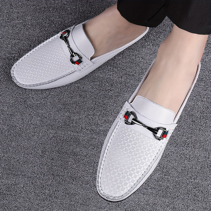 Caelric | Zapatos Mule Retro para Hombre con Diseño Abierto y Máxima Comodidad