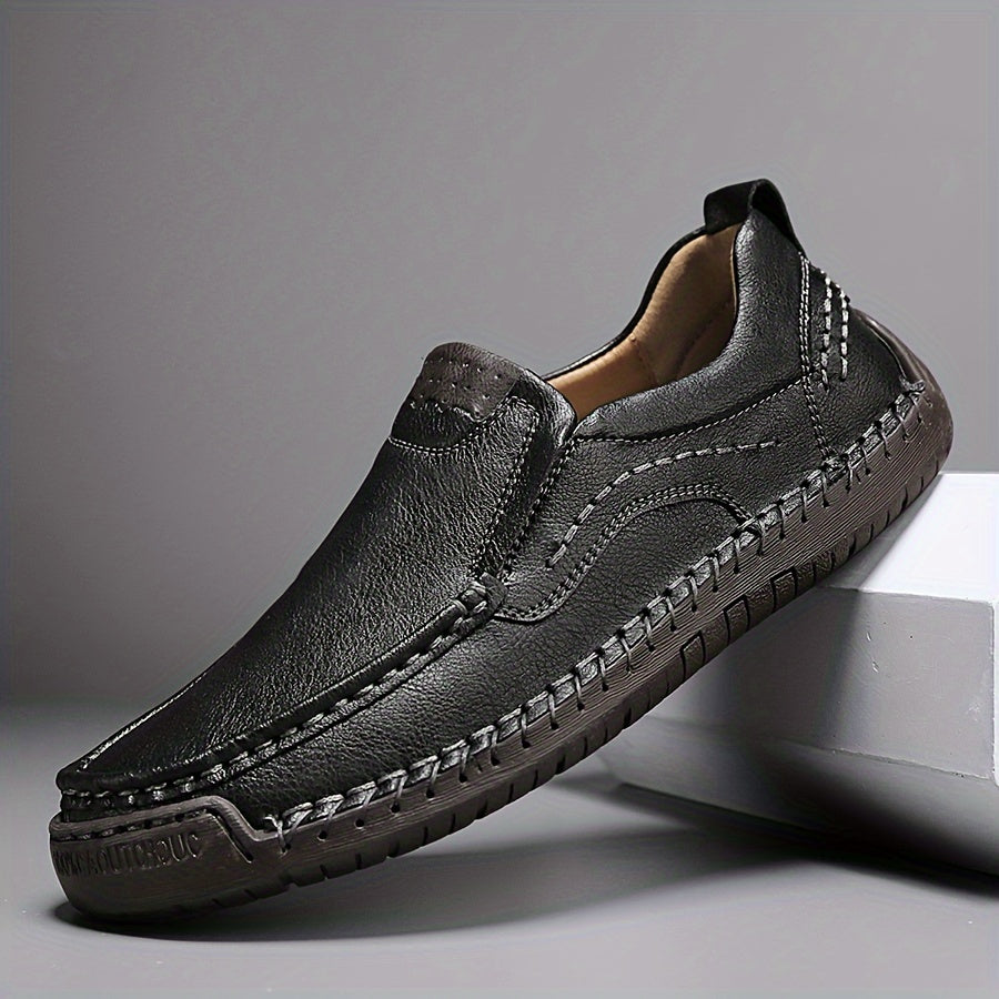 Zorvik | Mocasines Británicos para Hombre con Costuras Artesanales y Suela Antideslizante