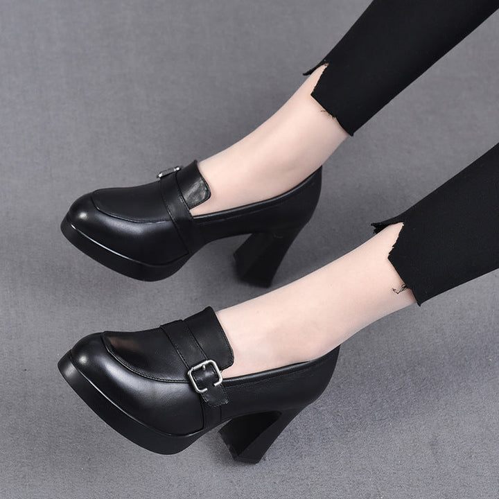 Odette | Zapatos de cuero versátiles con tacones
