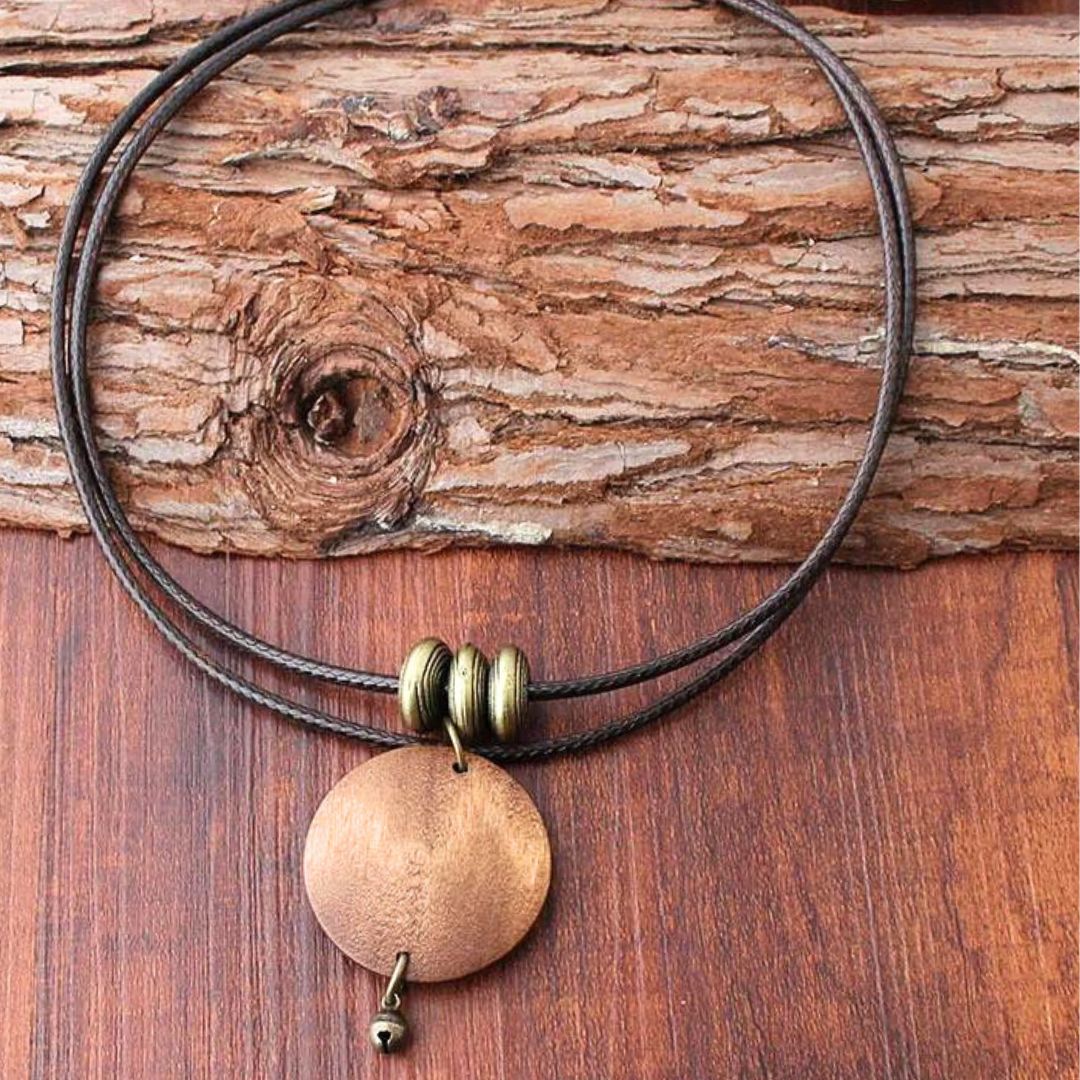 Origen | Collar Árbol de la Vida en Madera Natural