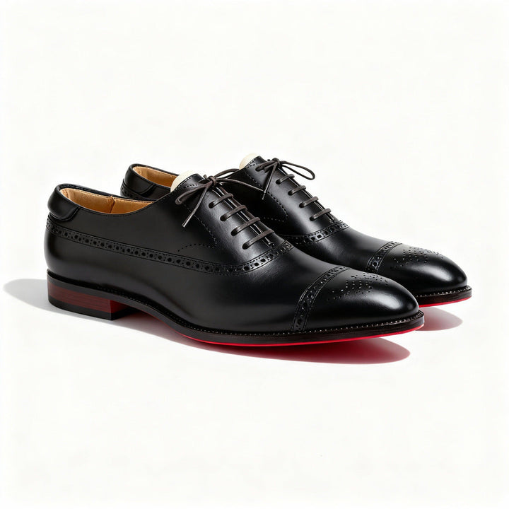 Valcero | Zapato Oxford Brogue Clásico en Cuero