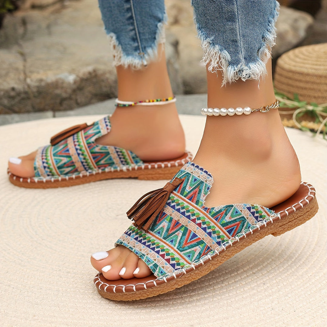Rosaline | Mocasines Bohemios con Flecos y Comodidad Artesanal
