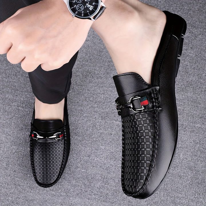 Caelric | Zapatos Mule Retro para Hombre con Diseño Abierto y Máxima Comodidad