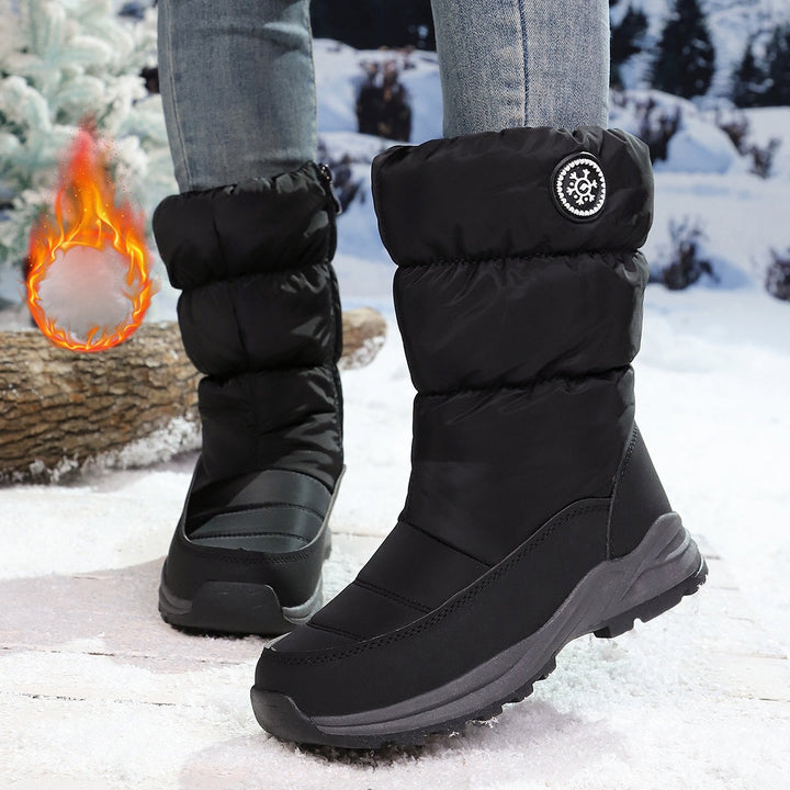 Maristella | Botas de Nieve de Media Caña con Forro Cálido y Suela Antideslizante