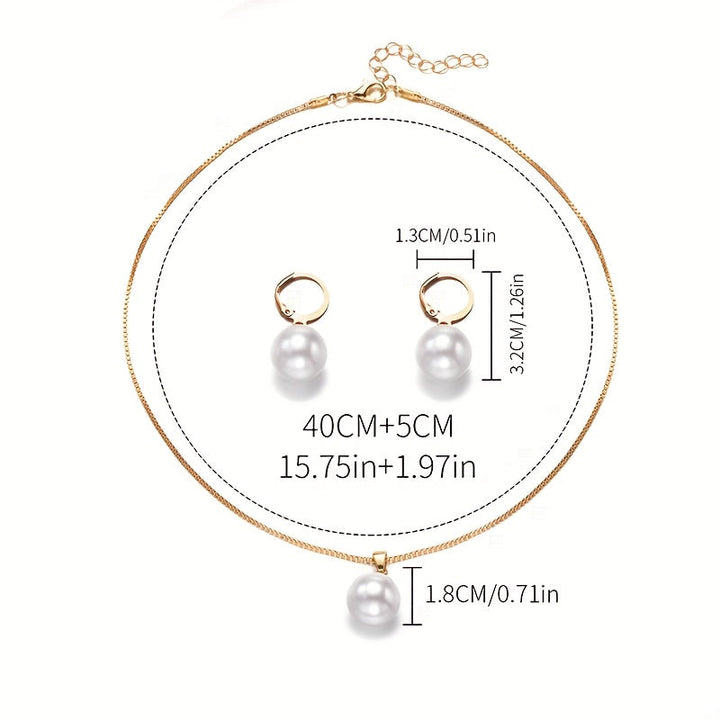 Isara | Set de Joyería con Perlas Elegantes y Acabado Sofisticado